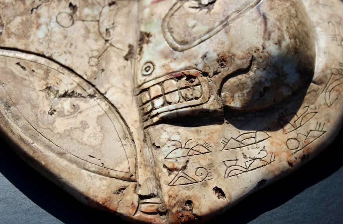 Engraved disc from the Aztlan collection